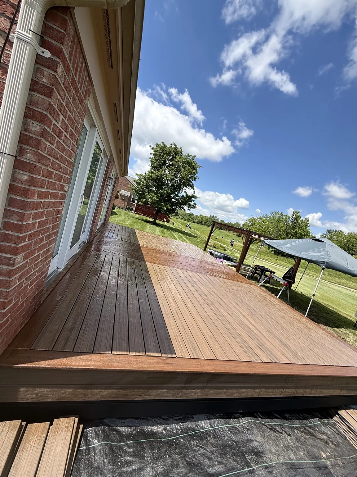 Deck project photograph