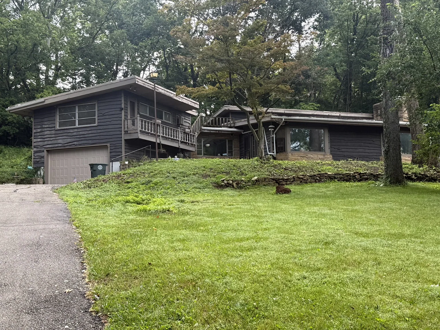 House exterior project photograph — before