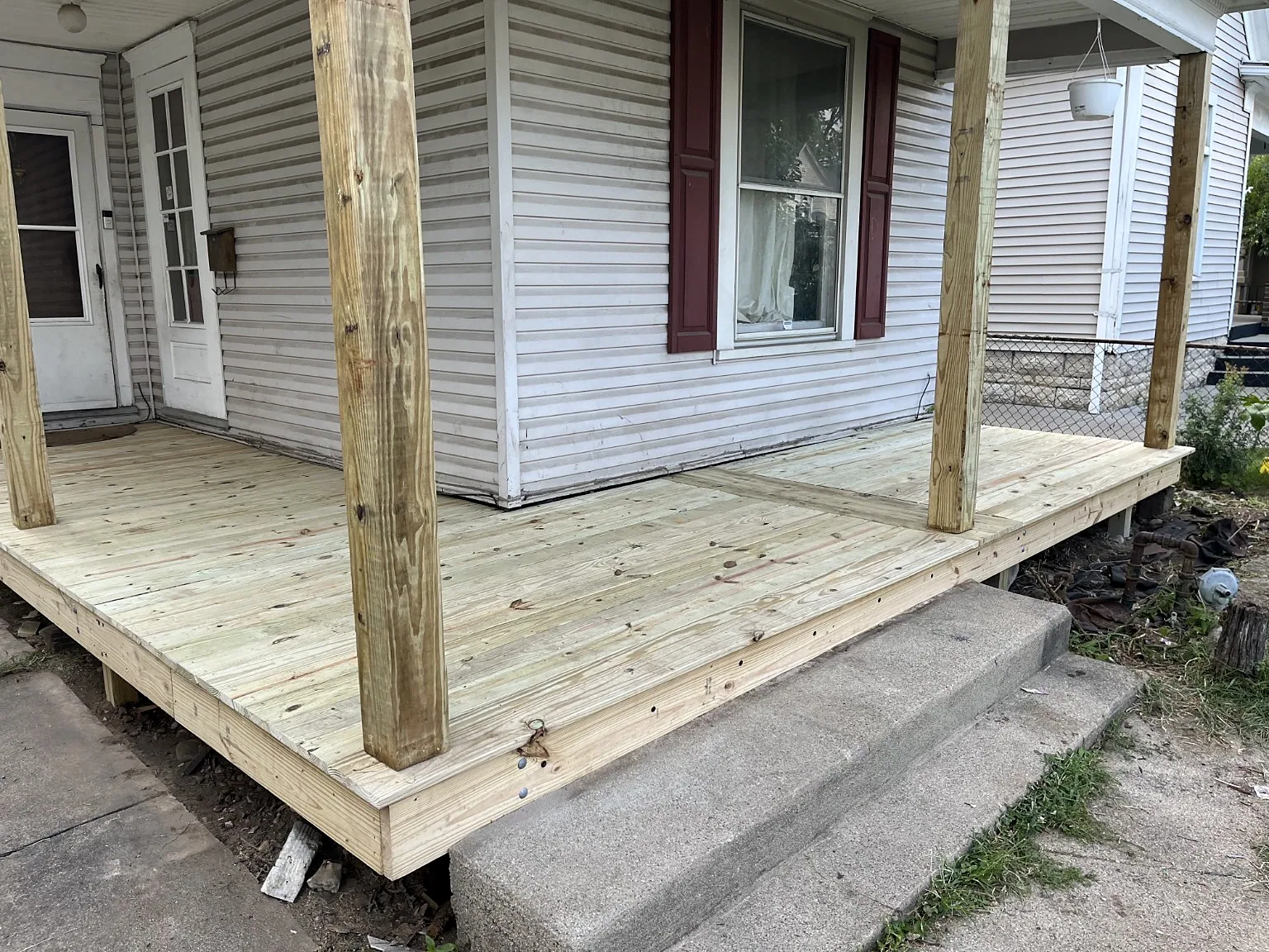 Porch  after project photograph — after